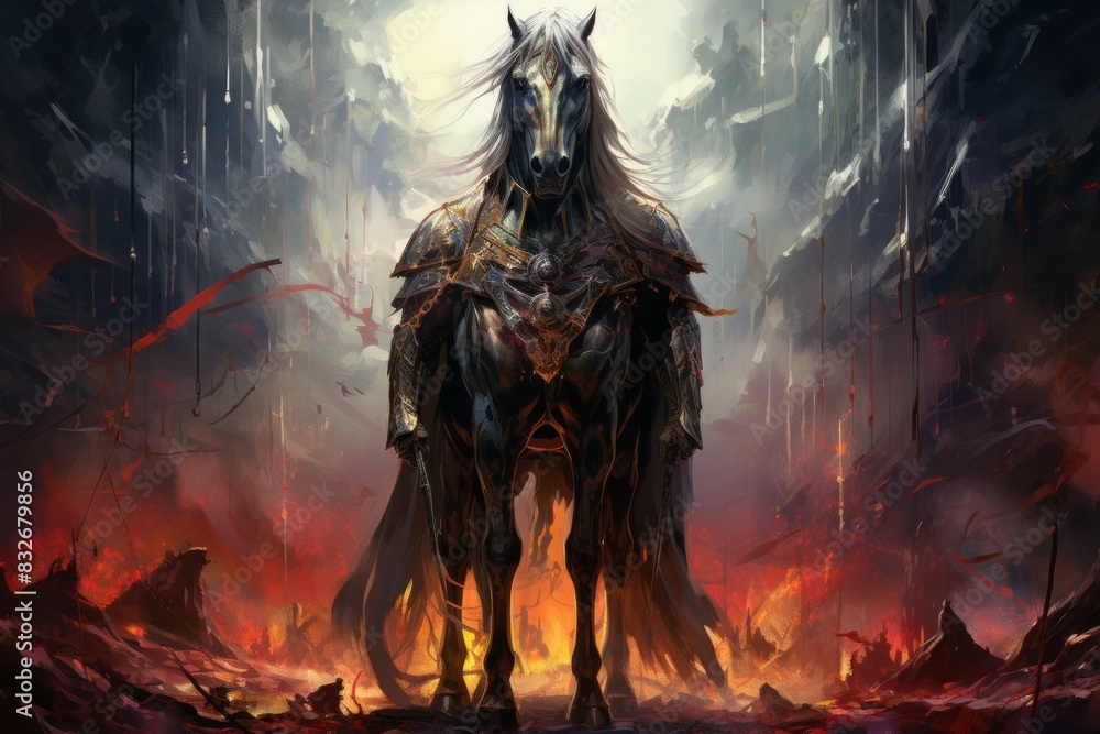 A steadfast and loyal paladin, sworn to uphold justice and defend the innocent. - Generative AI A steadfast and loyal paladin, sworn to uphold justice and defend the innocent. - Generative AI