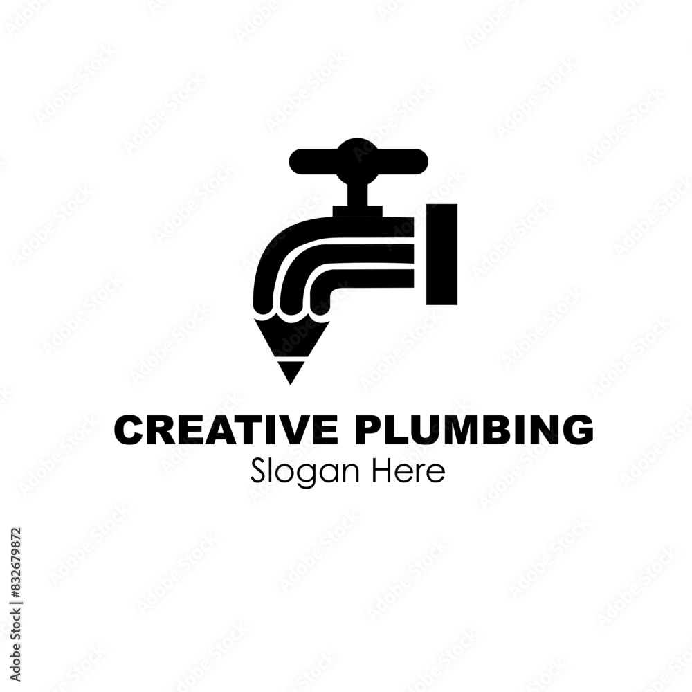 creative plumbing logo design concept vector illustration creative plumbing logo design concept vector illustration