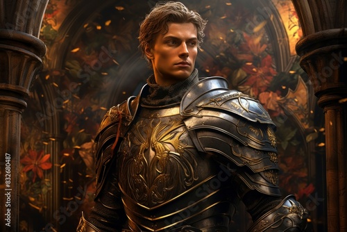 A steadfast and loyal paladin, sworn to uphold justice and defend the innocent. - Generative AI