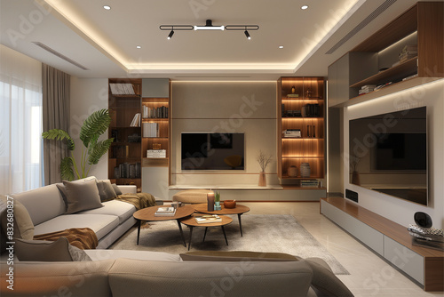 Interior Design for Living Spaces © Work 19 Studio