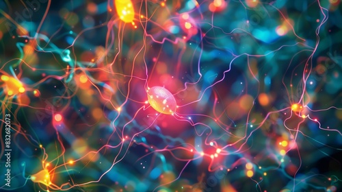 A luminous tapestry of neural activity, each thread a testament to the complexity and beauty of the human brain.