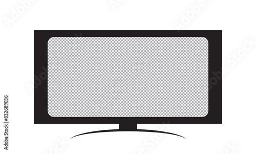 Tv vector design . Flat tv icon. Home technology icon.