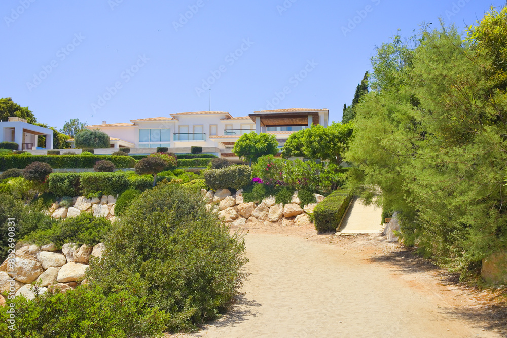 View of private villa in Protaras, Cyprus View of private villa in Protaras, Cyprus