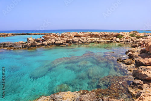 Turtle Bay near Protaras, Cyprus