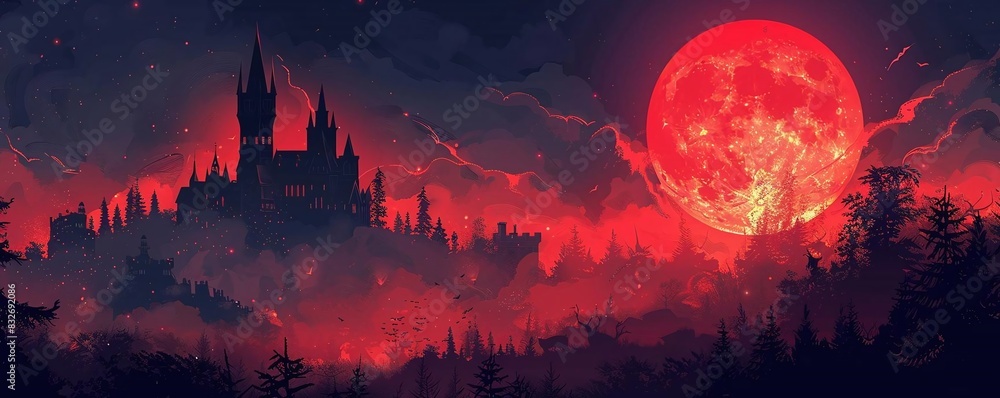 Design a poster for a haunted house tour event Stock Illustration ...