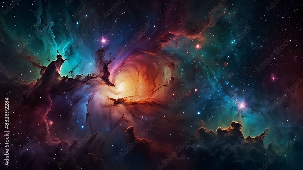 Colorful space galaxy cloud nebula. Stary night cosmos.. Universe science astronomy Supernova, background wallpaper Colorful space galaxy cloud nebula. Stary night cosmos.. Universe science astronomy Supernova, background wallpaper