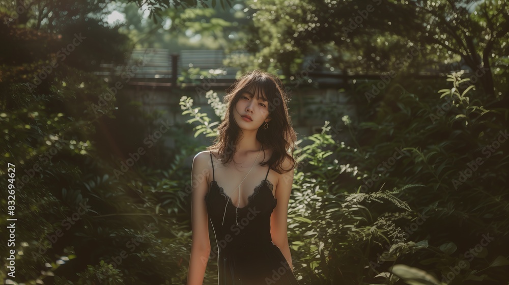 Sunlit Serenity: A Female model Portrait Sunlit Serenity: A Female model Portrait