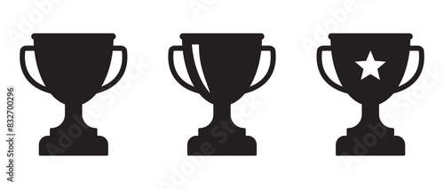 Wallpaper Mural Trophy icon. Trophy cup, winner cup, victory cup icon. Reward symbol sign for web and mobile. Torontodigital.ca