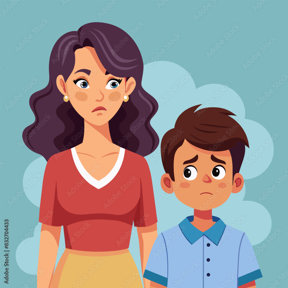 The never-ending trials of motherhood: A young mother suffers from the antics of her little naughty child.
The never-ending trials of motherhood: A young mother suffers from the antics of her little naughty child.
