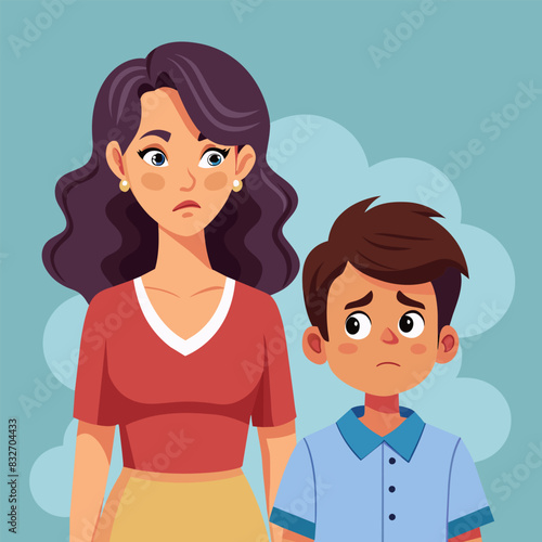 The never-ending trials of motherhood: A young mother suffers from the antics of her little naughty child.
