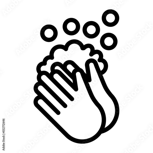 Handwash Vector Filled Icon Design