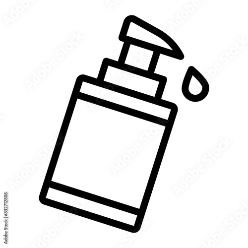 Lotion Vector Flat Icon Design