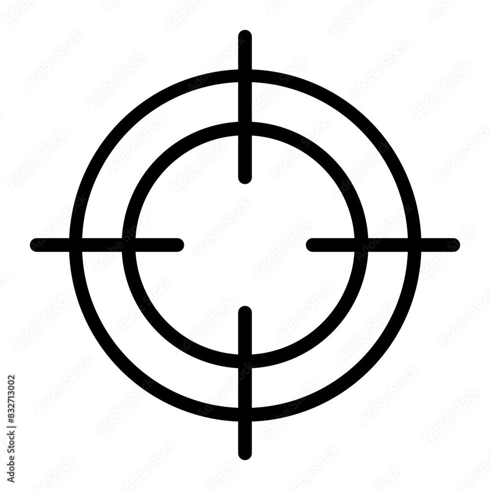 Aim Vector Flat Icon Design Aim Vector Flat Icon Design