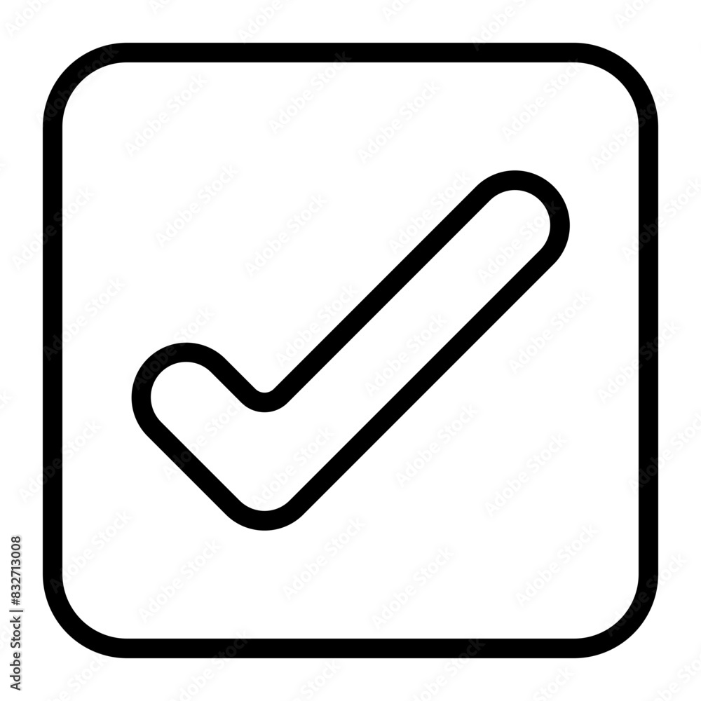 Tick Vector Flat Icon Design Tick Vector Flat Icon Design