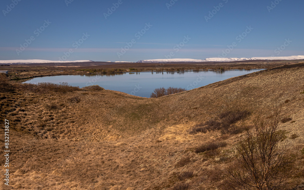 The Skutustadagigar Craters are found in the Lake Mývatn area, which is very volcanic, being near to the Krafla volcano system. The nature of the lake itself and the volcanism of the region both led t The Skutustadagigar Craters are found in the Lake Mývatn area, which is very volcanic, being near to the Krafla volcano system. The nature of the lake itself and the volcanism of the region both led t