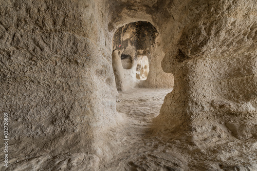 Historic underground city of Nevsehir. photo