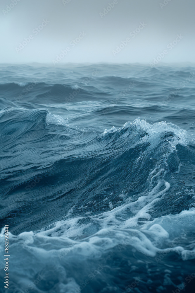 Soft, flowing sound waves in muted blues and grays, creating a calming, serene effect, Soft, flowing sound waves in muted blues and grays, creating a calming, serene effect,