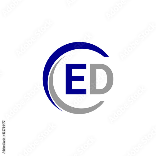 Free Download Alphabet letters Initials Monogram logo ED, INITIAL Letter ED logo design, template vector.
 - GFXLoad