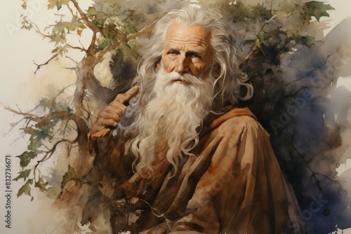 A wise and revered elder, sought after for their sage advice and profound wisdom. - Generative AI