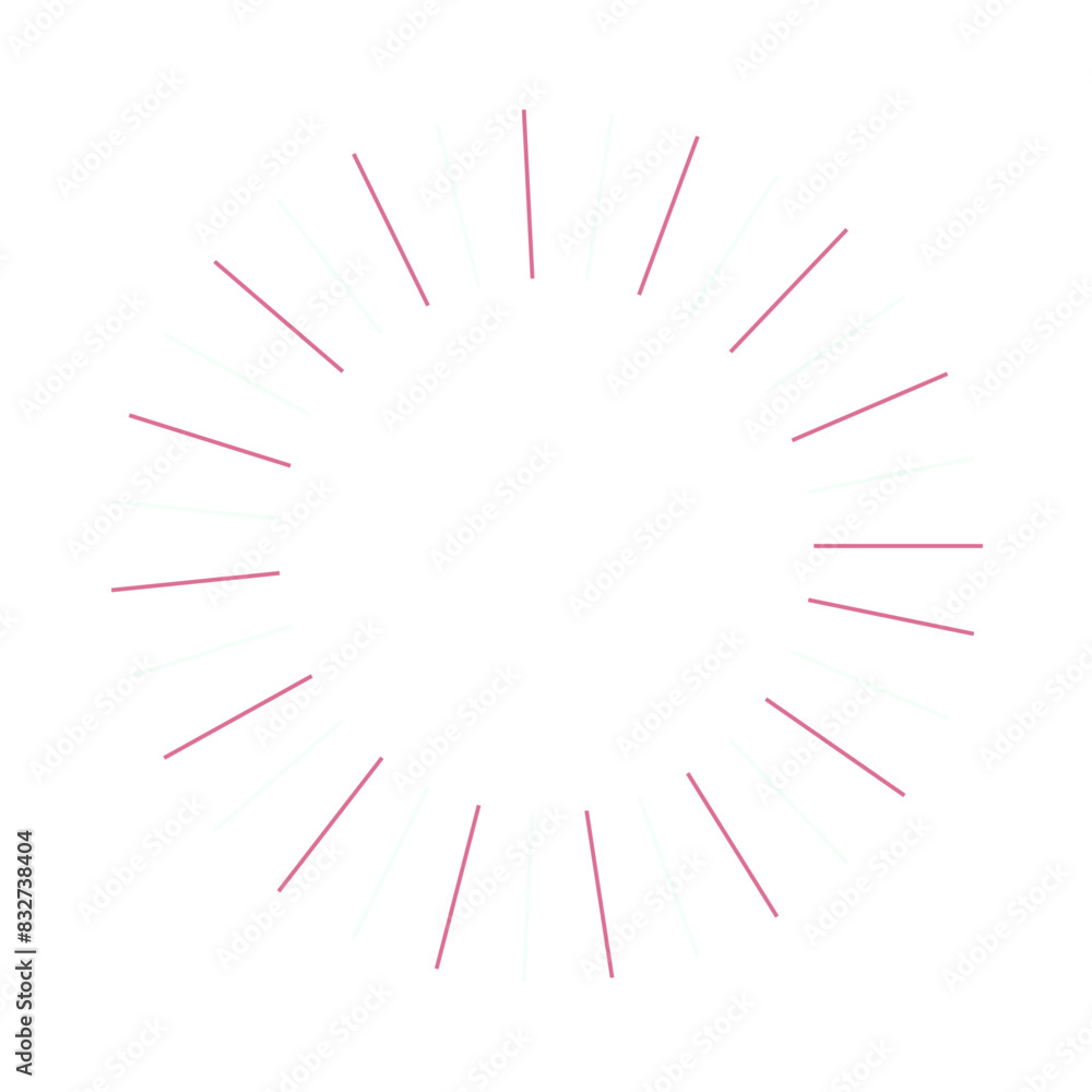 An abstract isolated retro boho sunburst shape design element. An abstract isolated retro boho sunburst shape design element.
