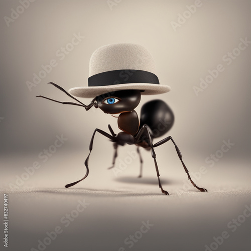Mrówka w kapeluszu © Jacek