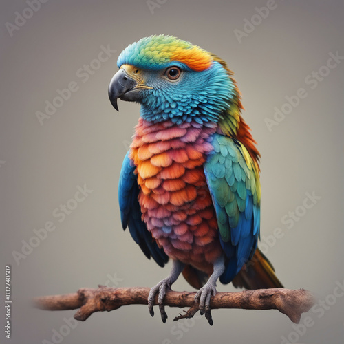 Kolorowa papuga photo