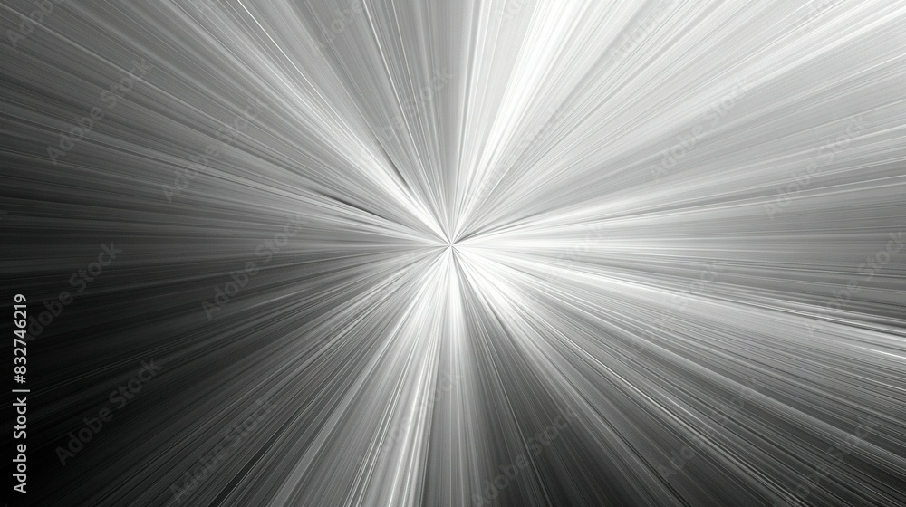 Black-and-white image of a starburst at its center Black-and-white image of a starburst at its center