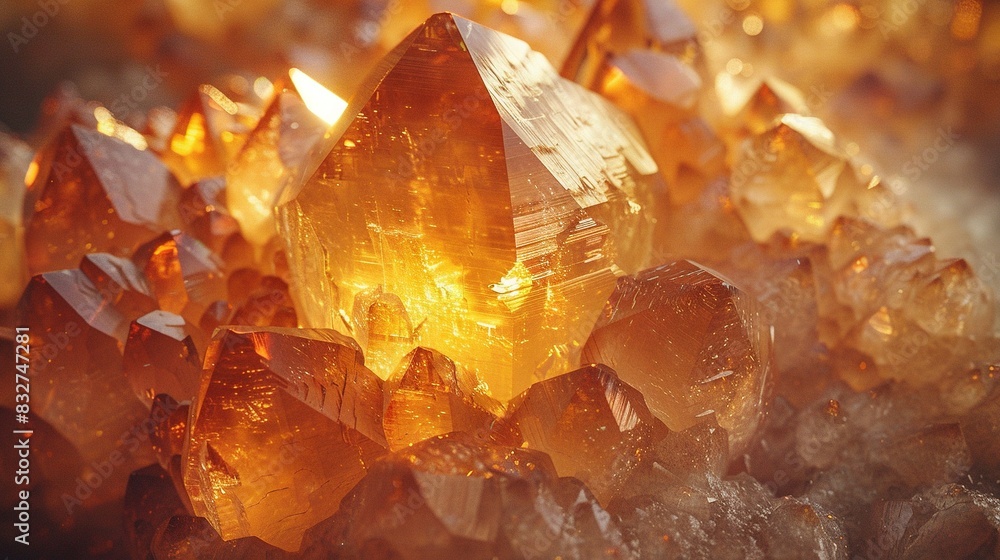 A group of yellow crystals rests atop a mound of ice flakes, which in turn rest upon another pile of ice flakes A group of yellow crystals rests atop a mound of ice flakes, which in turn rest upon another pile of ice flakes