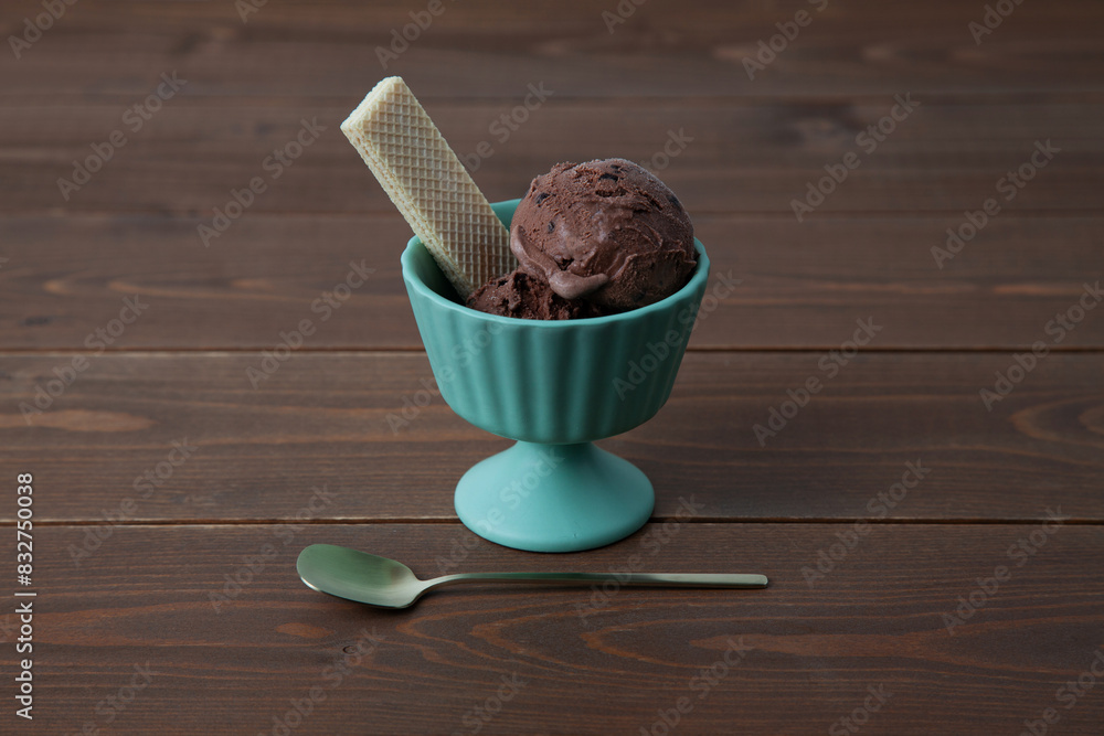 チョコレートアイスクリーム テーブル チョコレートアイスクリーム テーブル