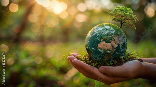 Woman hand holding earth, save planet, earth day, sustainable living, ecology environment, climate emergency action, world environment day concept, illustration for global warming content, 2024