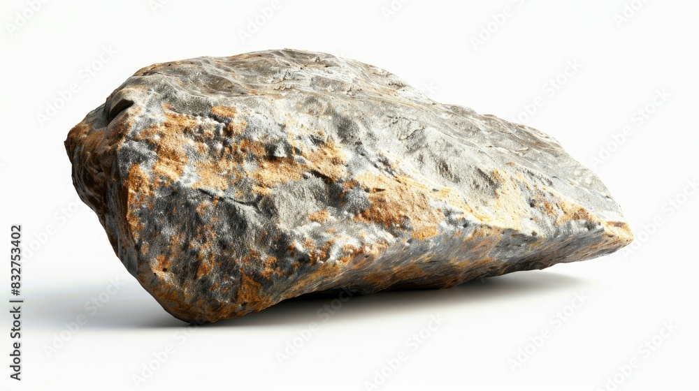 Fototapeta premium White background with a rock
