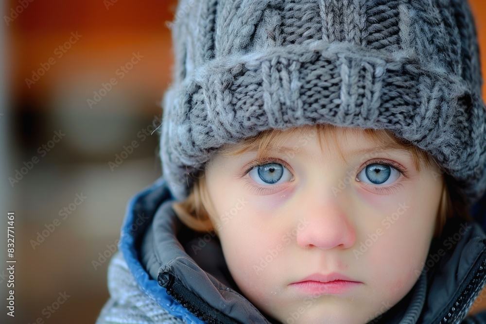 Boy Sad. Portrait of Sad Little Caucasian Boy Indoors Boy Sad. Portrait of Sad Little Caucasian Boy Indoors