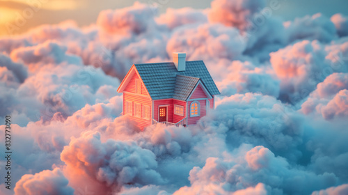 Dream house on the clouds