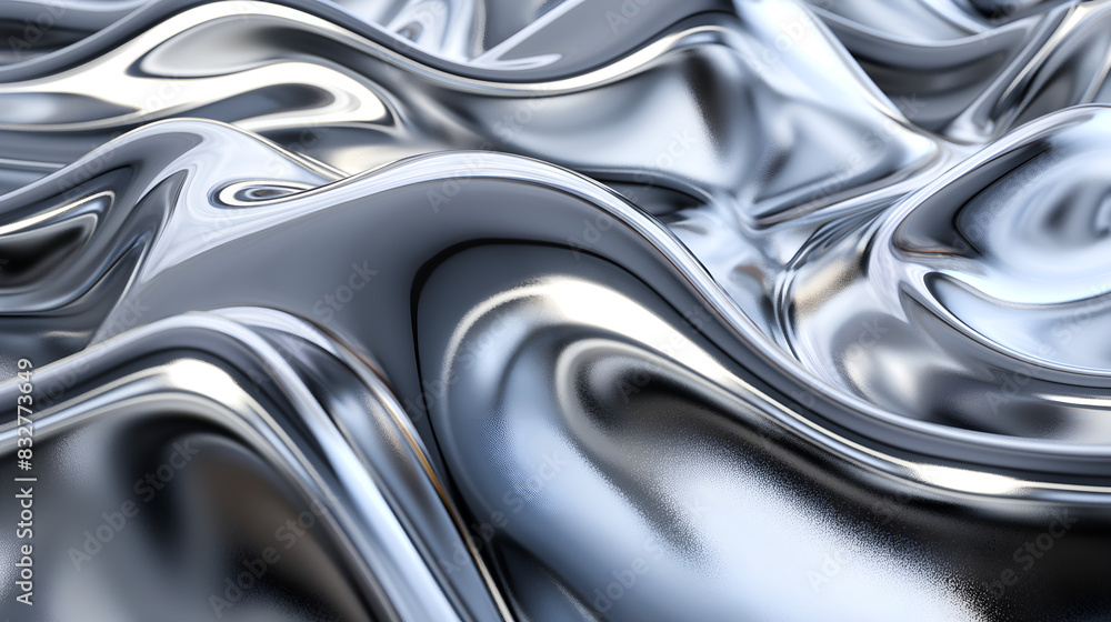 Abstract Metallic Waves Background: Shiny Fluid Texture, Futuristic Silver Surface, Reflective Metal Pattern, Modern Liquid Design, Abstract Silver Liquid Metal Background, Sliver Fluid, Mercury Abstract Metallic Waves Background: Shiny Fluid Texture, Futuristic Silver Surface, Reflective Metal Pattern, Modern Liquid Design, Abstract Silver Liquid Metal Background, Sliver Fluid, Mercury