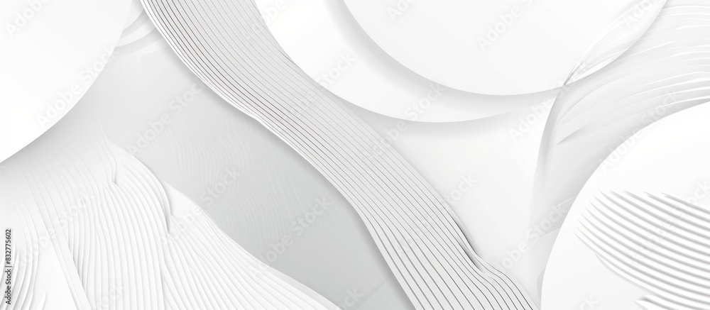 Obraz premium Perspective white and grey abstract background.