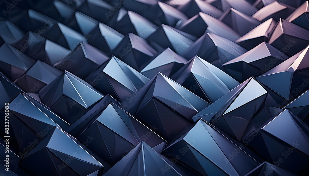 Fototapeta premium geometric, pattern, lila, future, dusk, color, new, triangle, wallpaper, design, texture, 3d, light, polygon, shape, mosaic, origami, diamond, backdrop, decoration, element, of, the, year, 3d, ad, art