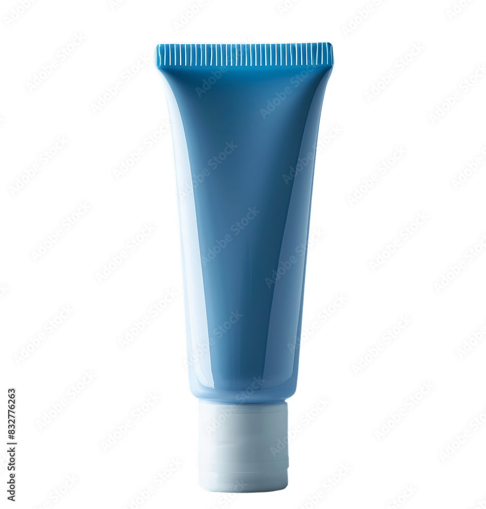 Toothpaste or cream in tube on transparent isolated background Toothpaste or cream in tube on transparent isolated background