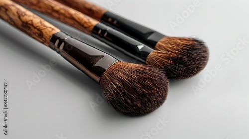 makeup brush cleaner mockup presented elegantly on a white isolated background