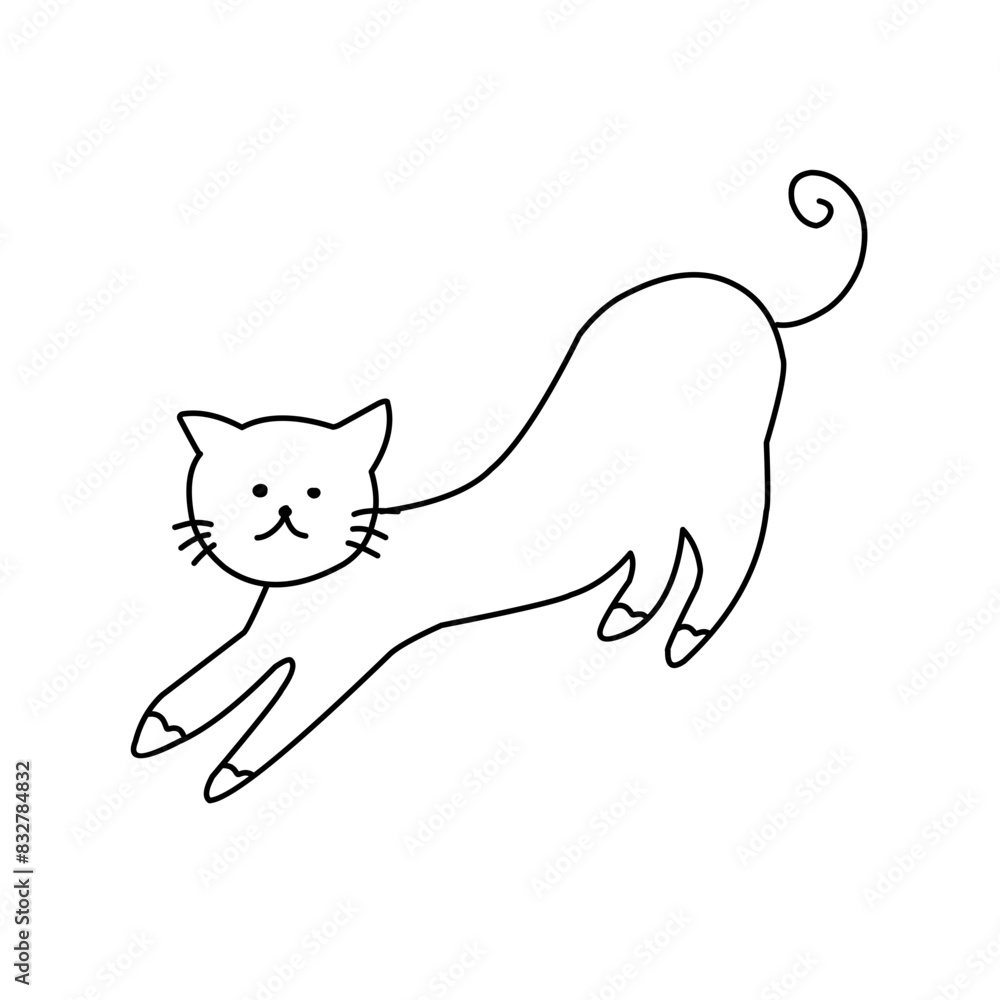 cute cat doodle cute cat doodle
