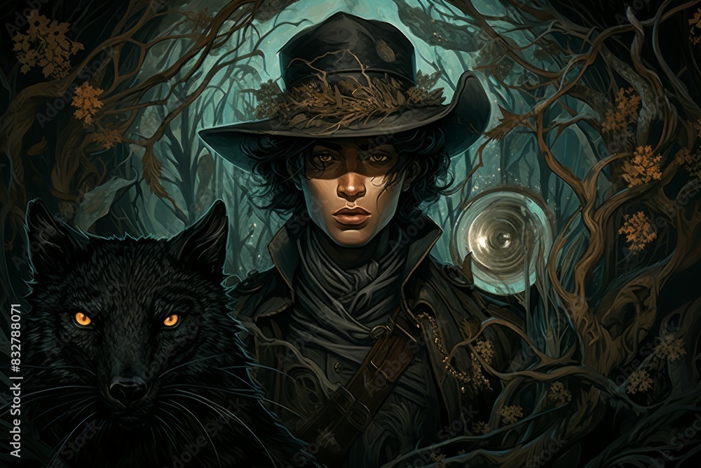 A skilled and versatile ranger, tracking prey and surviving in the wilderness. - Generative AI A skilled and versatile ranger, tracking prey and surviving in the wilderness. - Generative AI