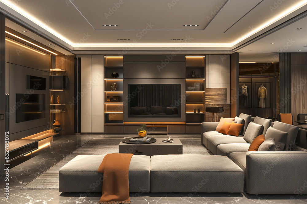 Fototapeta premium Interior Design for Living Spaces