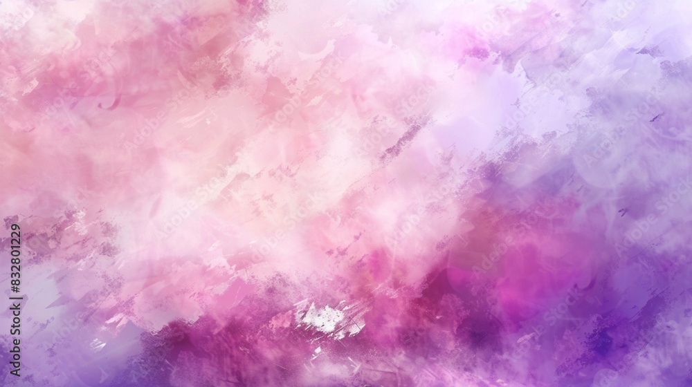 Soft pastel colors, dreamy abstract background, light pinks and purples, watercolor texture