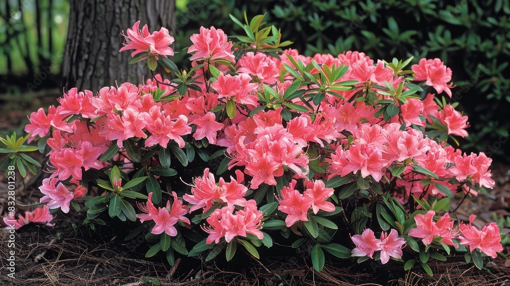Blooming occurs in spring for Azaleas