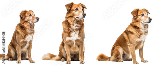 Group of Dogs Sitting Together © Daniel