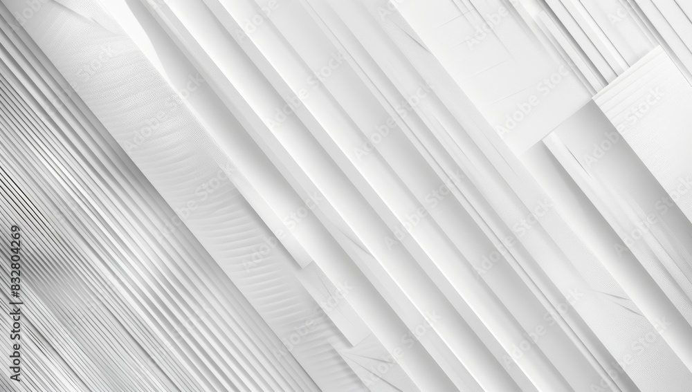 Abstract white background with diagonal lines and light grey color Abstract white background with diagonal lines and light grey color