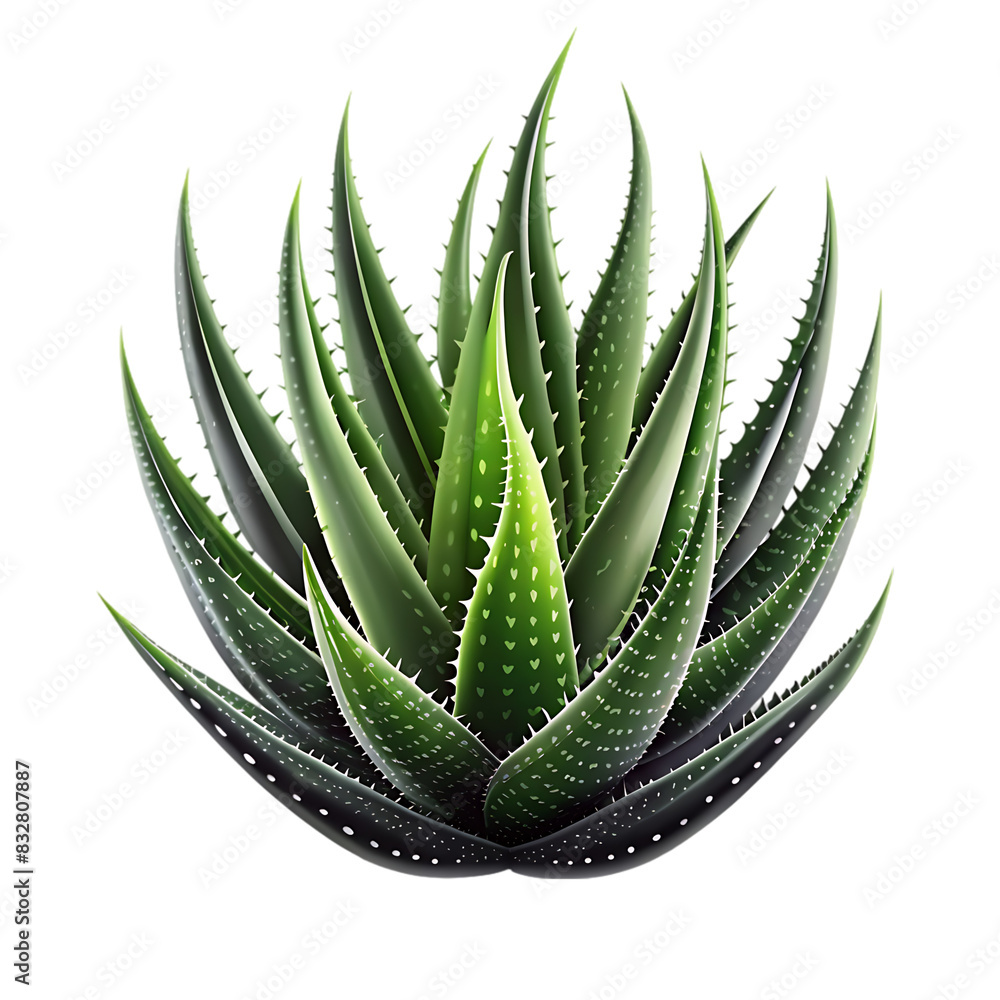 aloe vera plant on transparent background aloe vera plant on transparent background