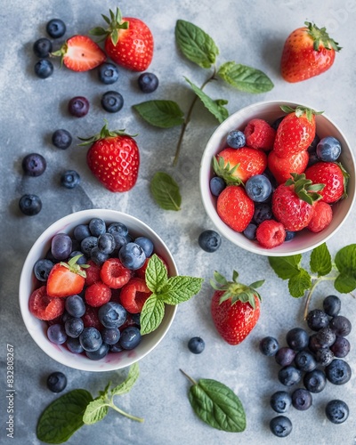 summer fruits stillife