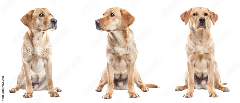Three Dogs Sitting Together Three Dogs Sitting Together