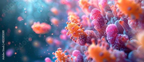 Probiotic bacteria biology science microscopic medicine © Media Srock