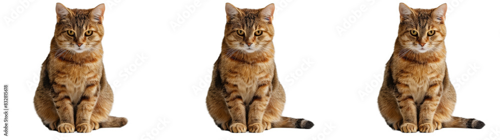 A Group of Cats Sitting Next to Each Other A Group of Cats Sitting Next to Each Other